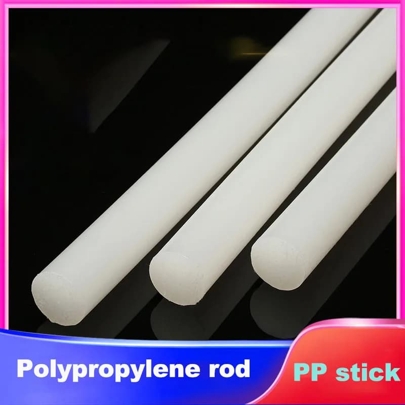 Polypropylene rod PP rod Plastic rod diameter 8mm~50mm Wear resistant