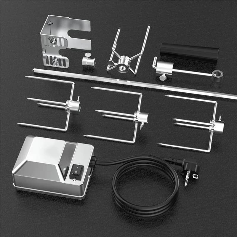 Electric BBQ Grill Household Automatic Outdoor BBQ Tools Stainless Steel BBQ Forks