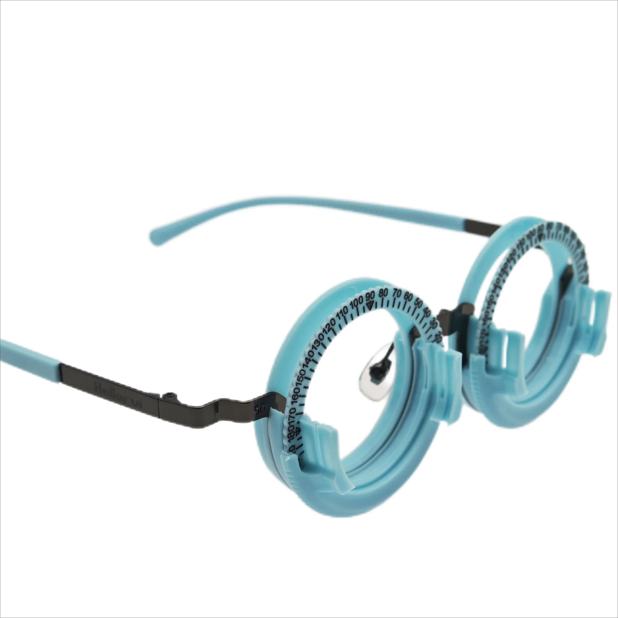 Light Weight Alloyed Optical Trial Frame with Anti slip Eyeglasses Legs PD 52~70 Accommodates 4 pairs Lens