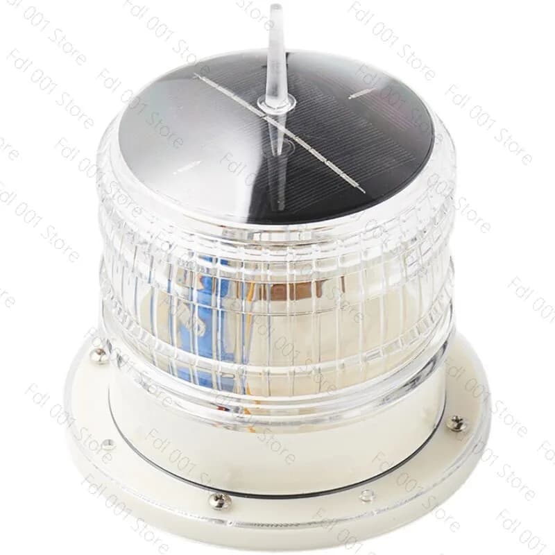 Marine solar LED signal light flash warning beacon light rowanchor  aviation obstacle