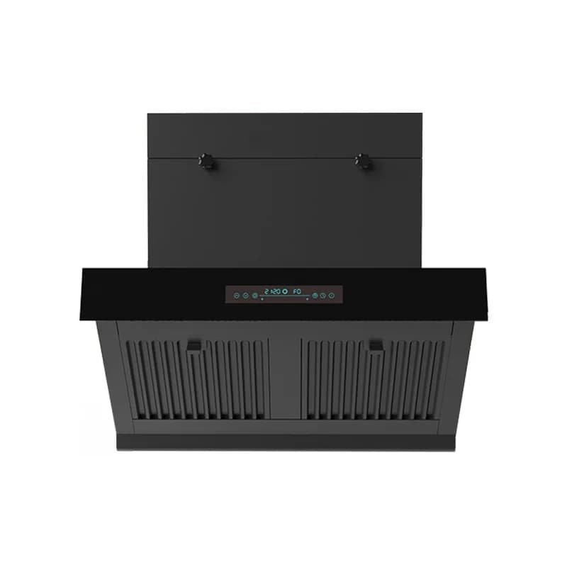 Household ductless range hood domestic circulation villa kitchen commercial no cleaning large suction fume purifier