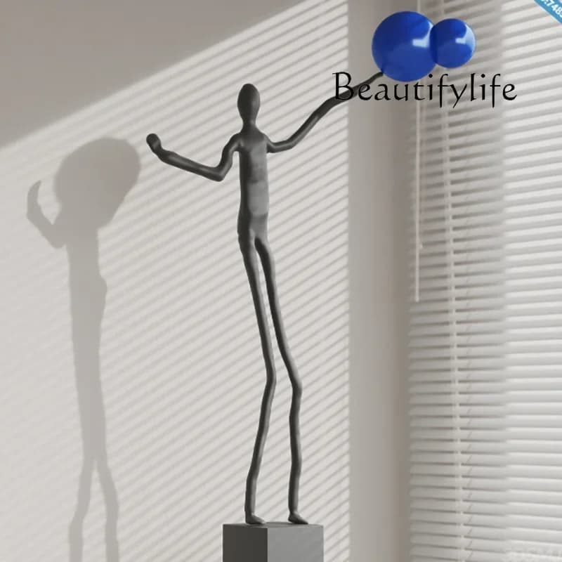 A Creative Figure Sculpture Ornament Hotel Lobby Commercial Plaza Window Tide Play Cartoon Sculpture Art