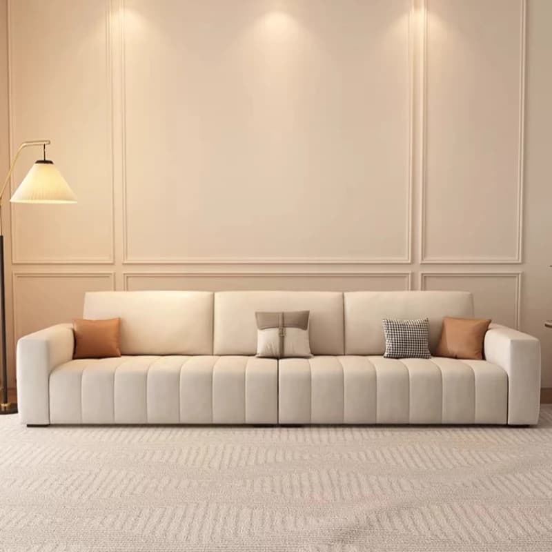 Italian Luxury Living Room Sofa Sectional Minimalist Multifunction Foot Stool Couch Sofa Armchairs 3 Seats Home Furniture