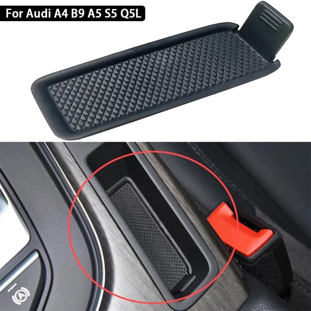 Center Console Storage Tray Rubber Mat Pad,  Replacement Fit for Audi A4 B9 A5 S5 Q5L