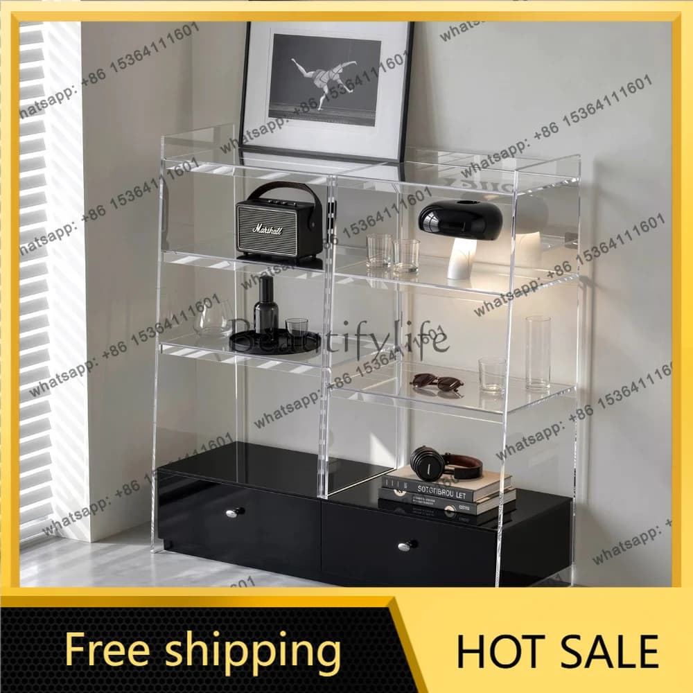 Factory Direct Floor Bookcase Shelf Integrated Household Creative Multi-layer Storage Locker