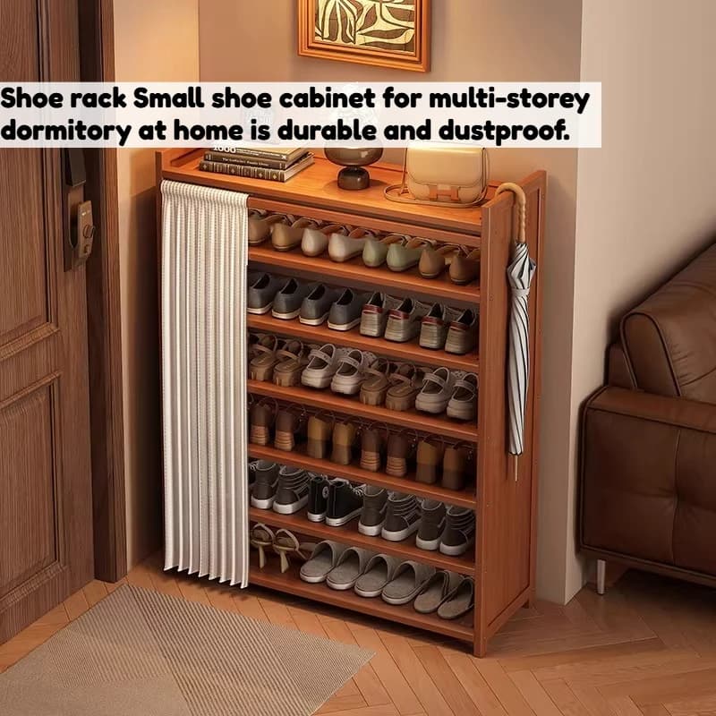 Shoe Rack Multi-storey Rental Room Entrance Home Small Shoe Cabinet Strong Durable