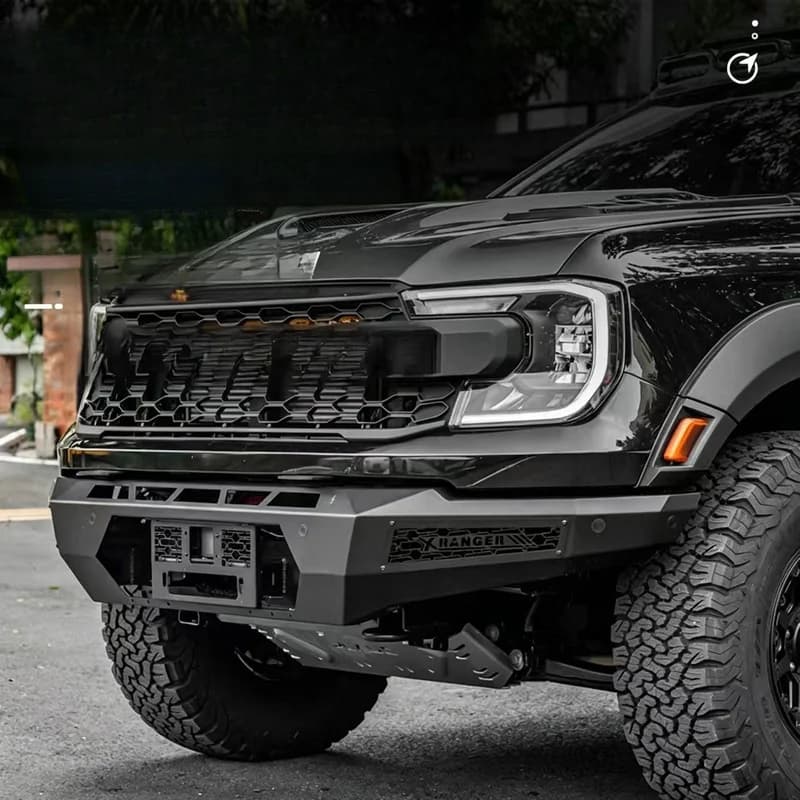 High Quality Wide Body Chase Front Bumper Bull Bar Offroad Upgrade Kit