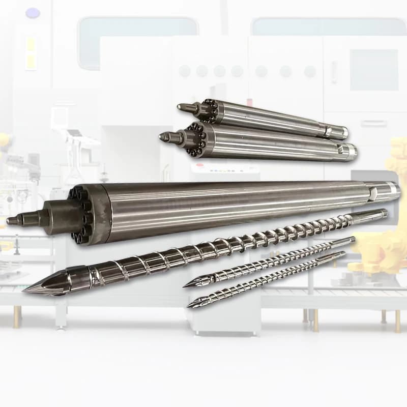 Screw Barrel with Remote Monitoring Technology Plastic & Rubber Machinery Parts