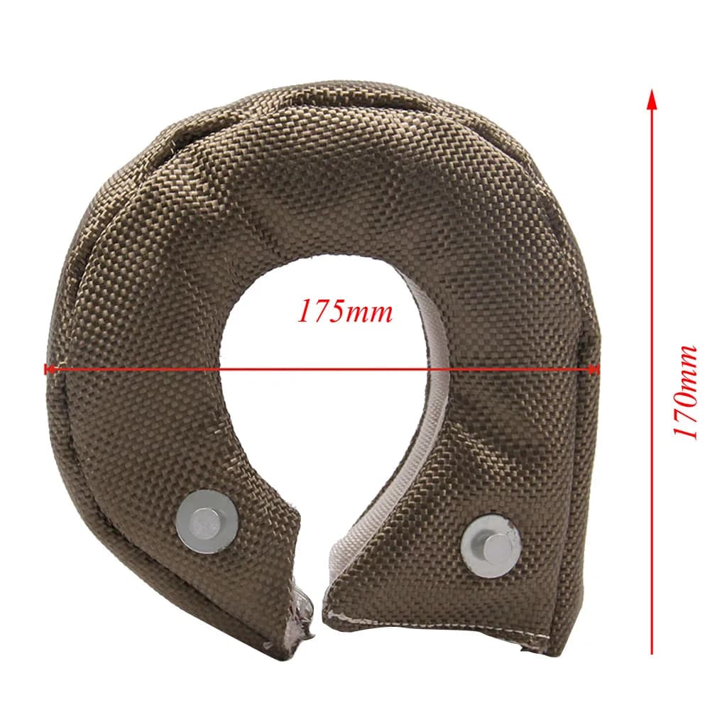Titanium Thermal Heat Shield Cover Blanket T3  With Fastener Springs Turbo Chargers Part Turbocompresor