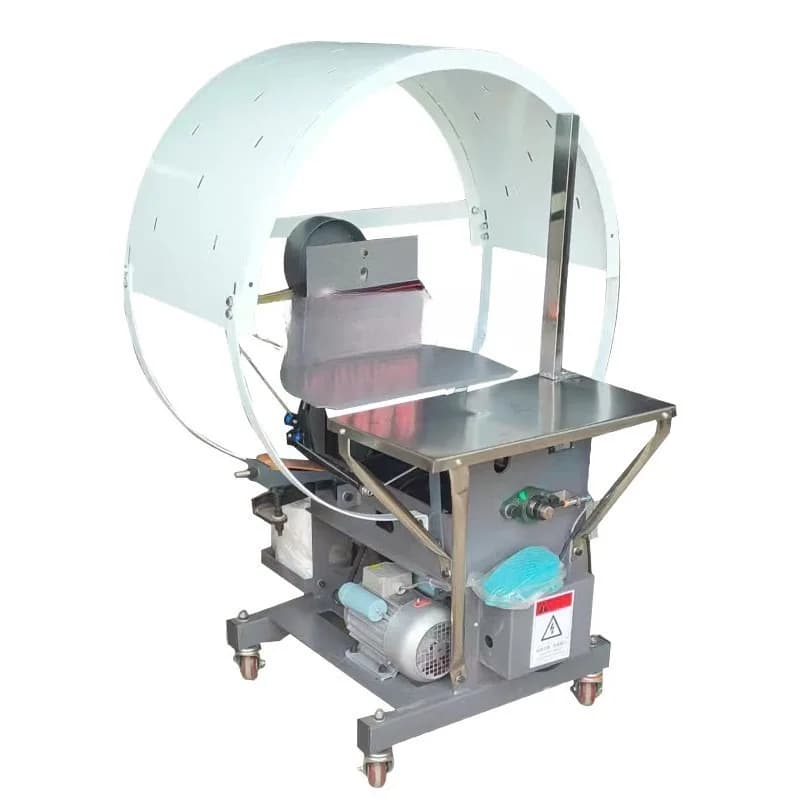 Linen clothing paper tube electric binding carton strapping machine all-in-one machine