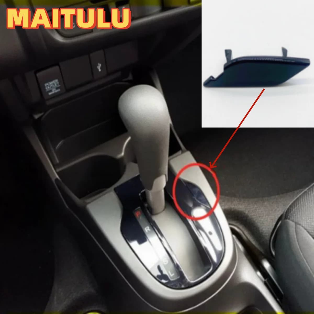 Gear Shift Lever Lock Cover 54714T5A951ZA Is Suitable for Honda Fit 2015-2019 New Sidi/Fengfan [CITY] Auto Parts