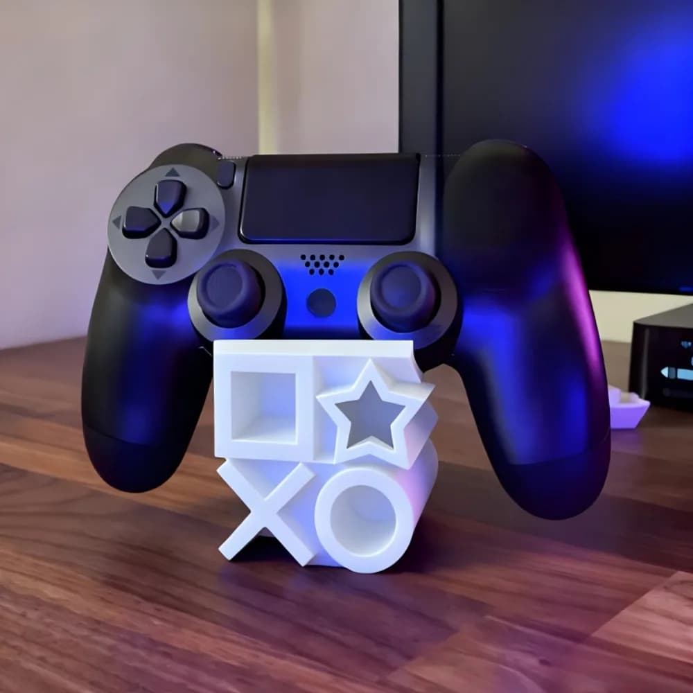 Universal Gamepad Stand 3D Printed Controller Holder PS5 PS4 Xbox Switch Desktop Display Bracket Gaming Room Setup Accessories