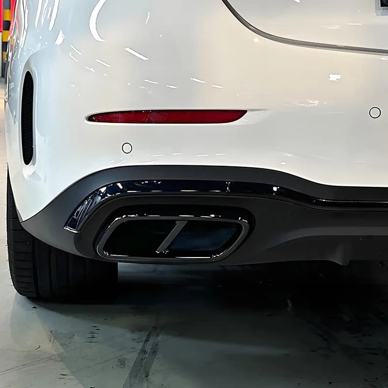 For Mercedes‑Benz C‑Class W206 2021 2022 2023 Car Accessories Exhaust Muffler Cover Rear Tail Pipe Cover Trim Replacement