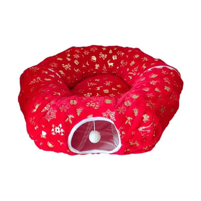 Cat drill tunnel warm cat litter pet litter custom S shape