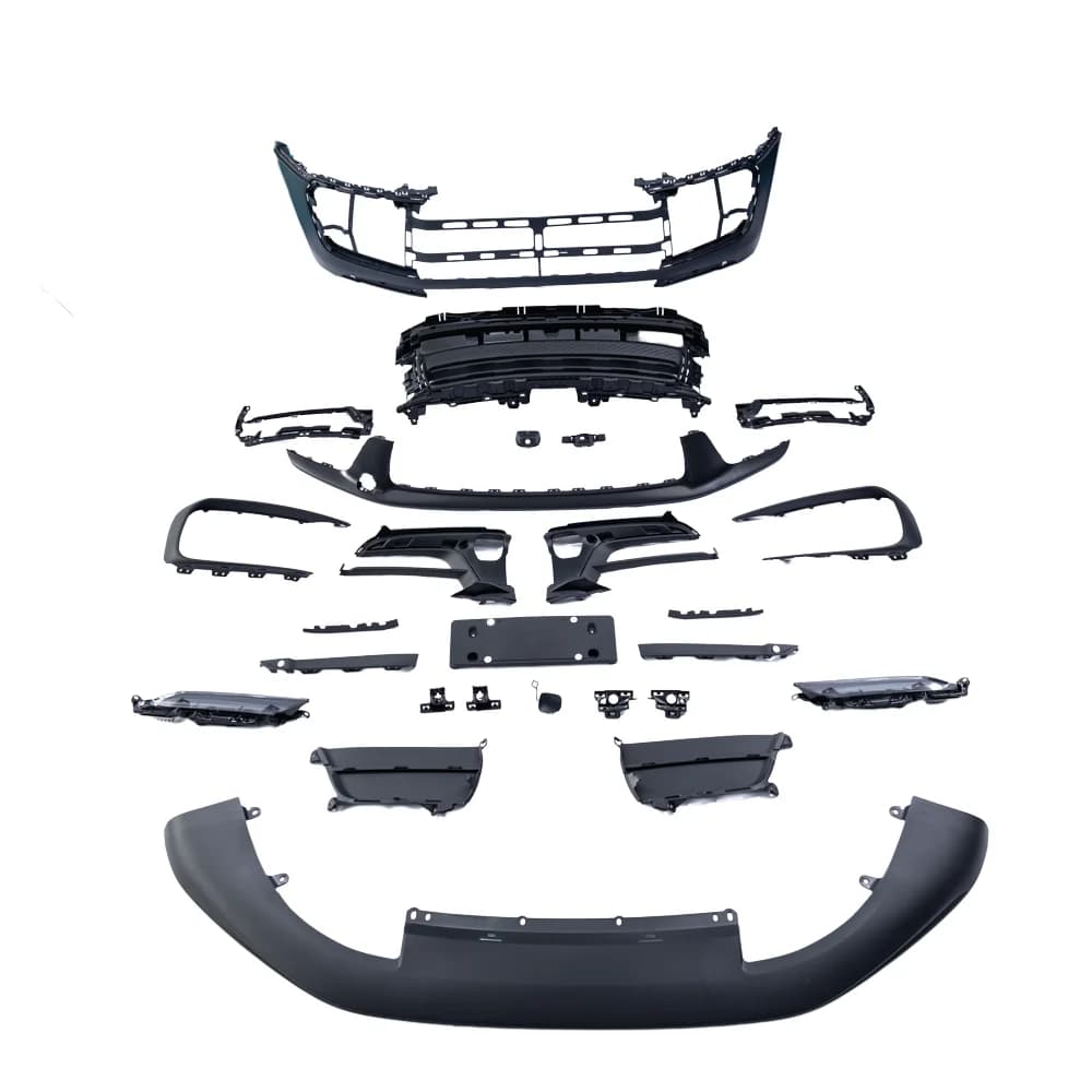 Upgrade Body Kit Front Bumper Kit Full Refit Set Car Body Kit  Front Bumper Set for Porsche 95B.1 Macan Upgrade  to 95B.3