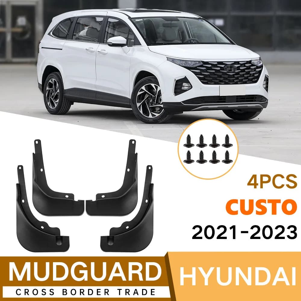 For Hyundai Custo 2021-2023 fender skin front and rear auto parts 4runner accessories fender flares mud flaps
