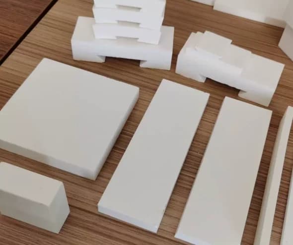 5x5 15 17.5mm Alumina Ceramic Substrate High Temperature Resistant Insulation Sheet Custom