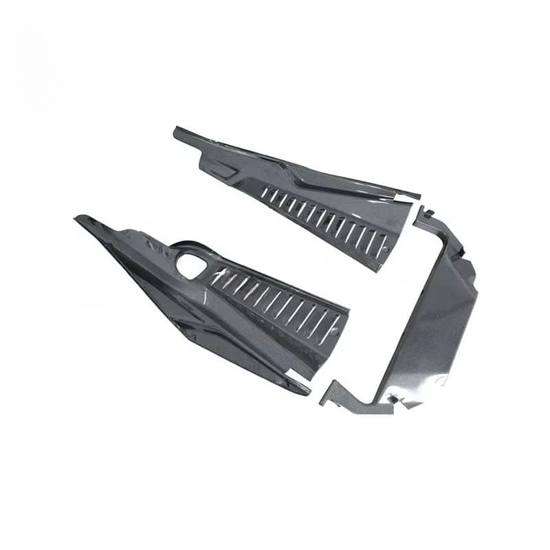 For 458 Italia Speciale Spider Car Interior Trim Kit Dry Carbon Fiber Side Engine Bay Panels