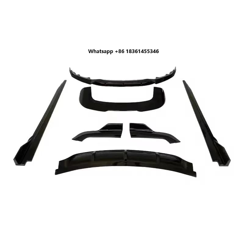 For X5 F15 2014-2018 Accessories Integrated Front Lip Side Skirt Rear Diffuser Spoiler Full Body Kit