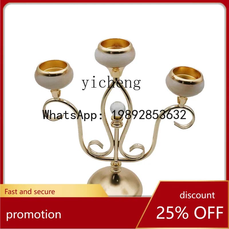 ZMLsimple modern candle holder ornament scented candle household ornament romantic candle holder decoration home