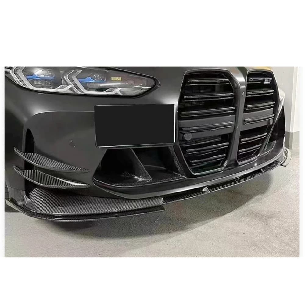 FOR BMW G80 M3 G82 G83 M4 2021-2024 Front Side Air Vent Fin  AC Style Spoiler Trim Intake Frame Cover Canard Splitter Lip