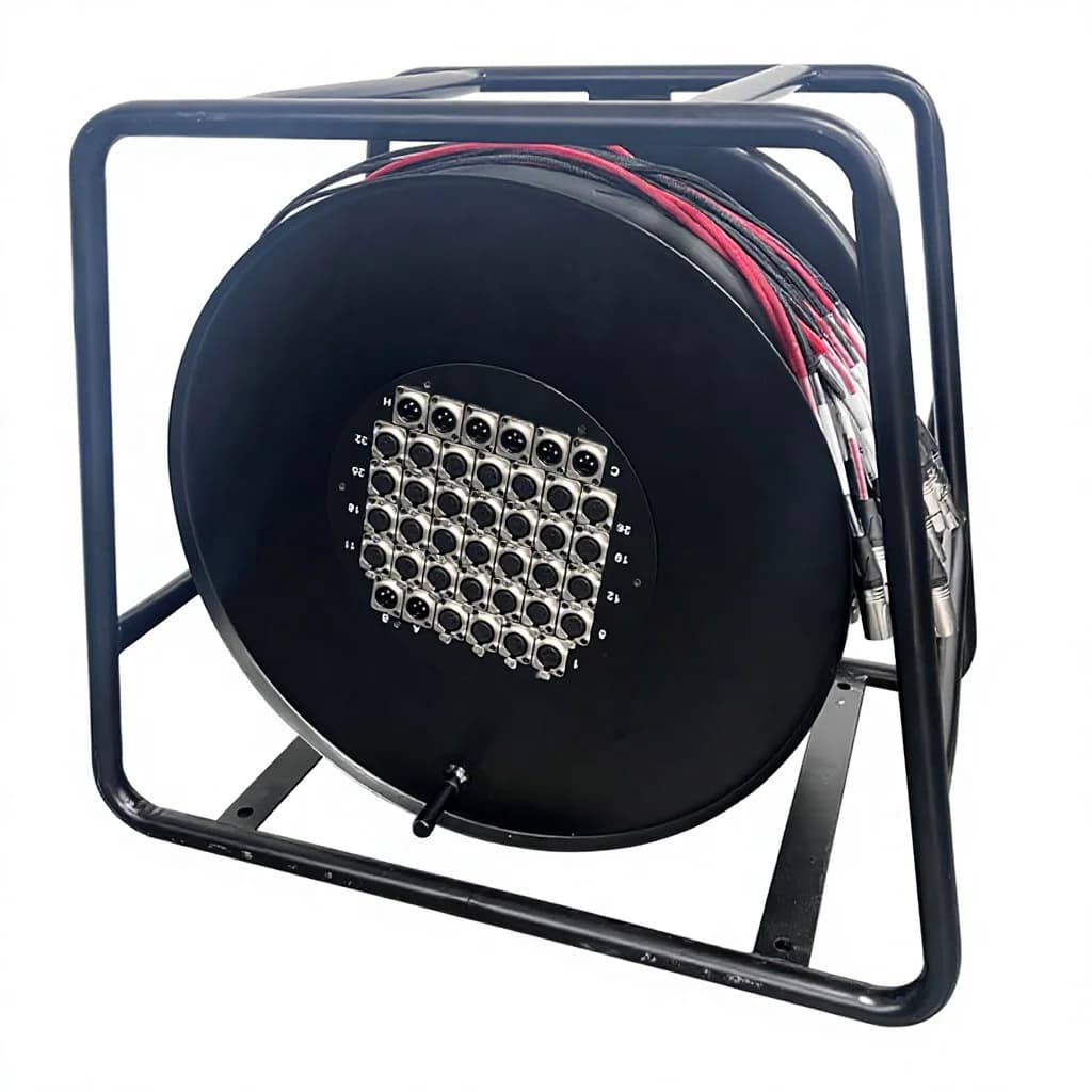 40-Channel Audio Line Signal Cable For Stage Lighting And Sound Systems Cannon Truck Snake Cable