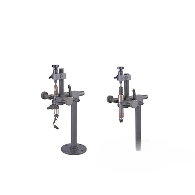 EFI common rail injector maintenance and disassembly of the disassembly and flipping frame clamp
