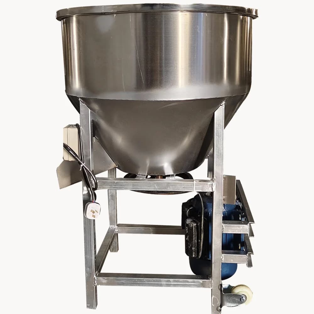 220V Stainless Steel Feed Mixer/Coating Machine/Plastic Color Mixer Pure Copper Motor New Condition Industrial Machinery