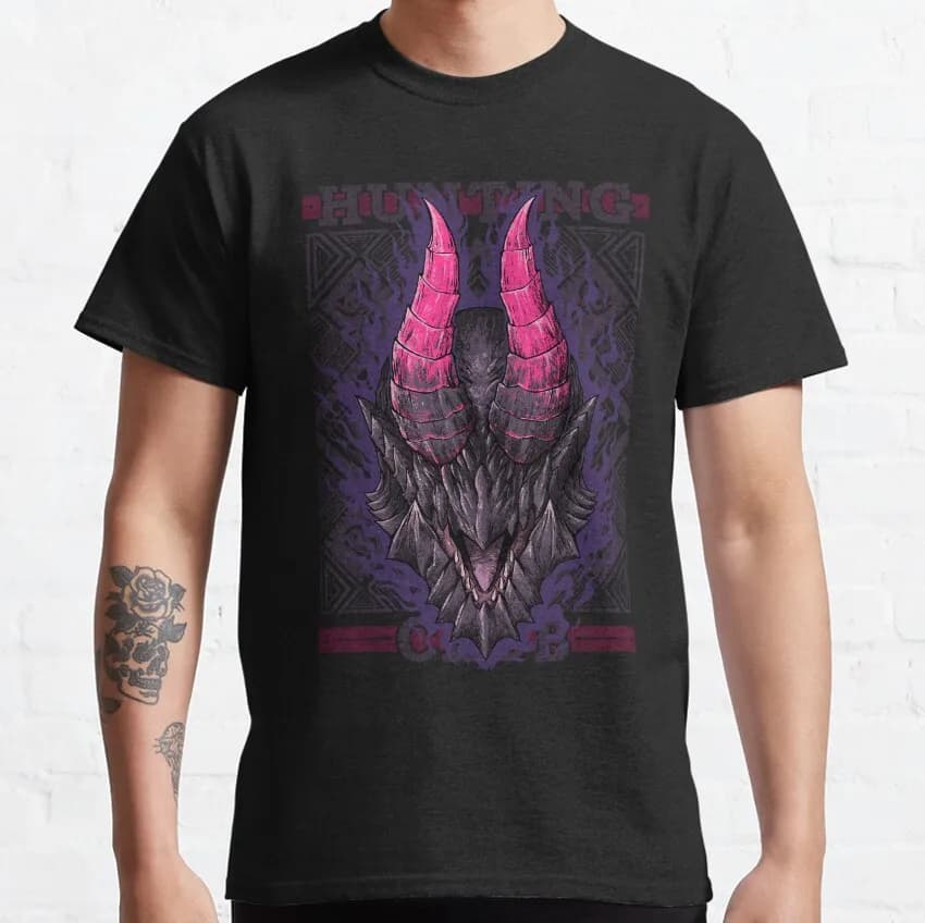 Monster Hunting Club Dark Eclipse Hunter monster wyvern dragon Gaming Monster Hunter World Vintage video games  Clothing