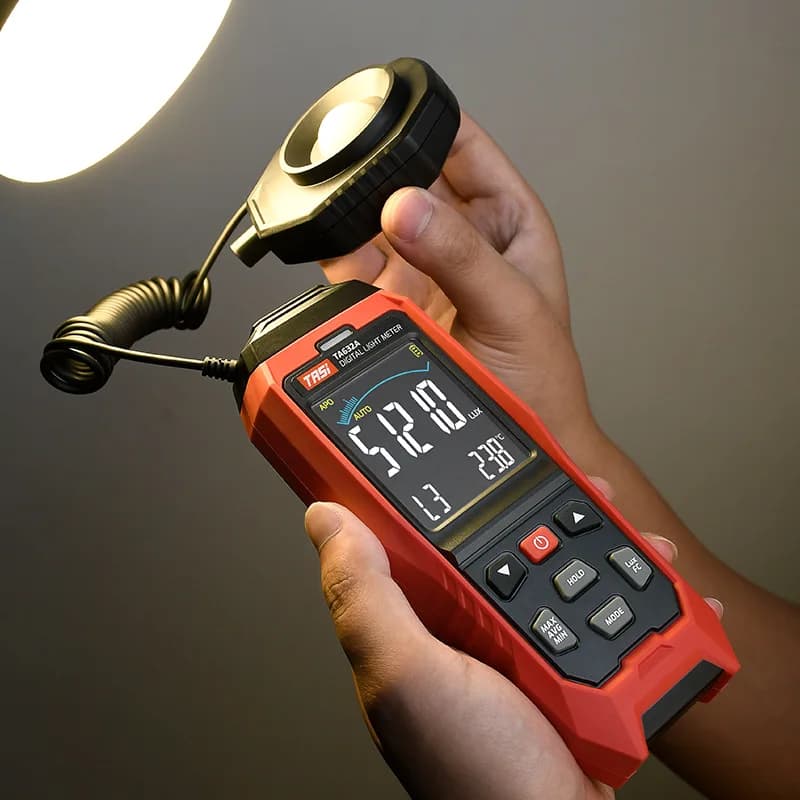 200000 LUX High-precision  Illuminance Meter Industrial Grade Luminous Brightness Test Spectrometers USB Computer Connect