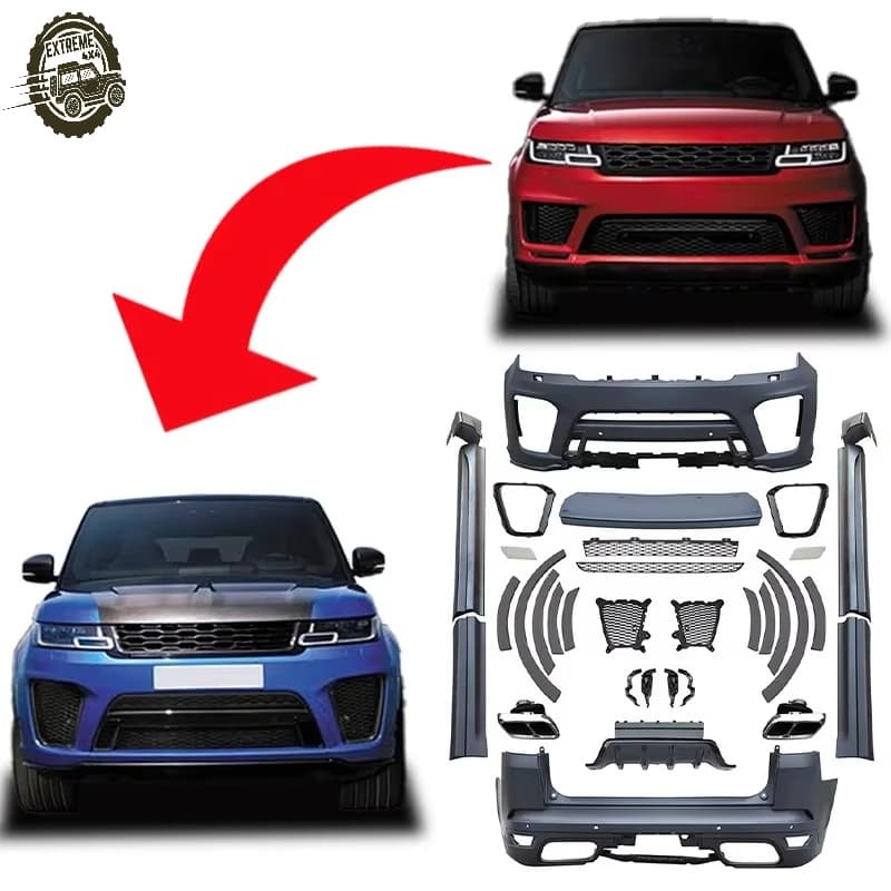 For Range Rover Sport SVR Body Kit/Surroundings, Compatible with Models From 2018-2022