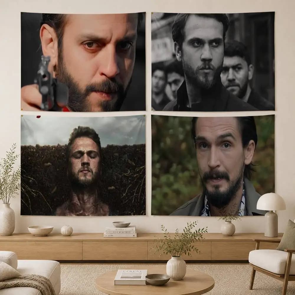 C-Cukur TV Series The Pit Flag Digital Printing Banner for Garage Wall Out Door Decoration