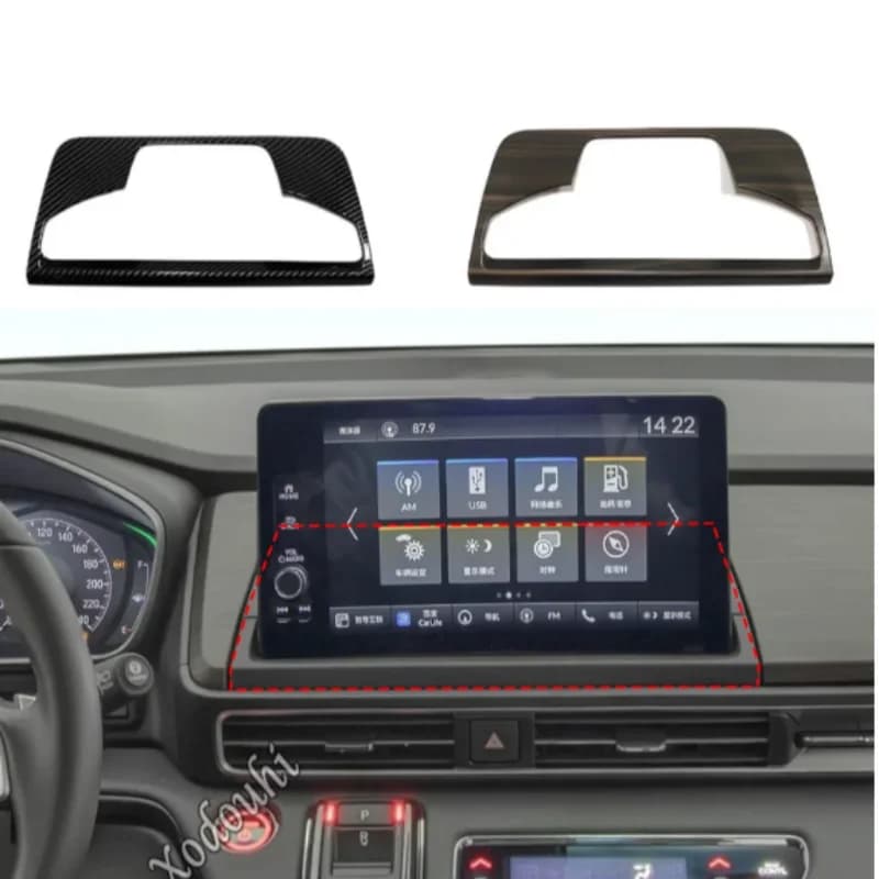 For Honda Odyssey 2022 2023 2024 Car Styling Interior Center Console Navigation Trim Frame Accessories Decoration Stickers