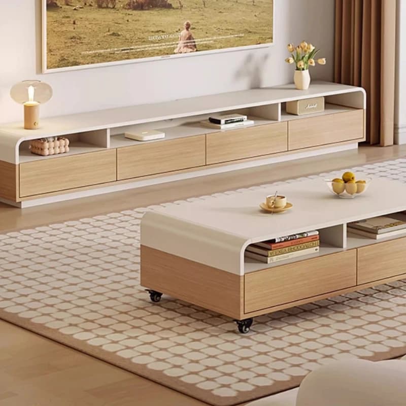 Drawers Tv Cabinet Room Corner Manual Entertainment Floor Hanging Tv Cabinet Nordic Muebles Para Hogar Living Room Furniture