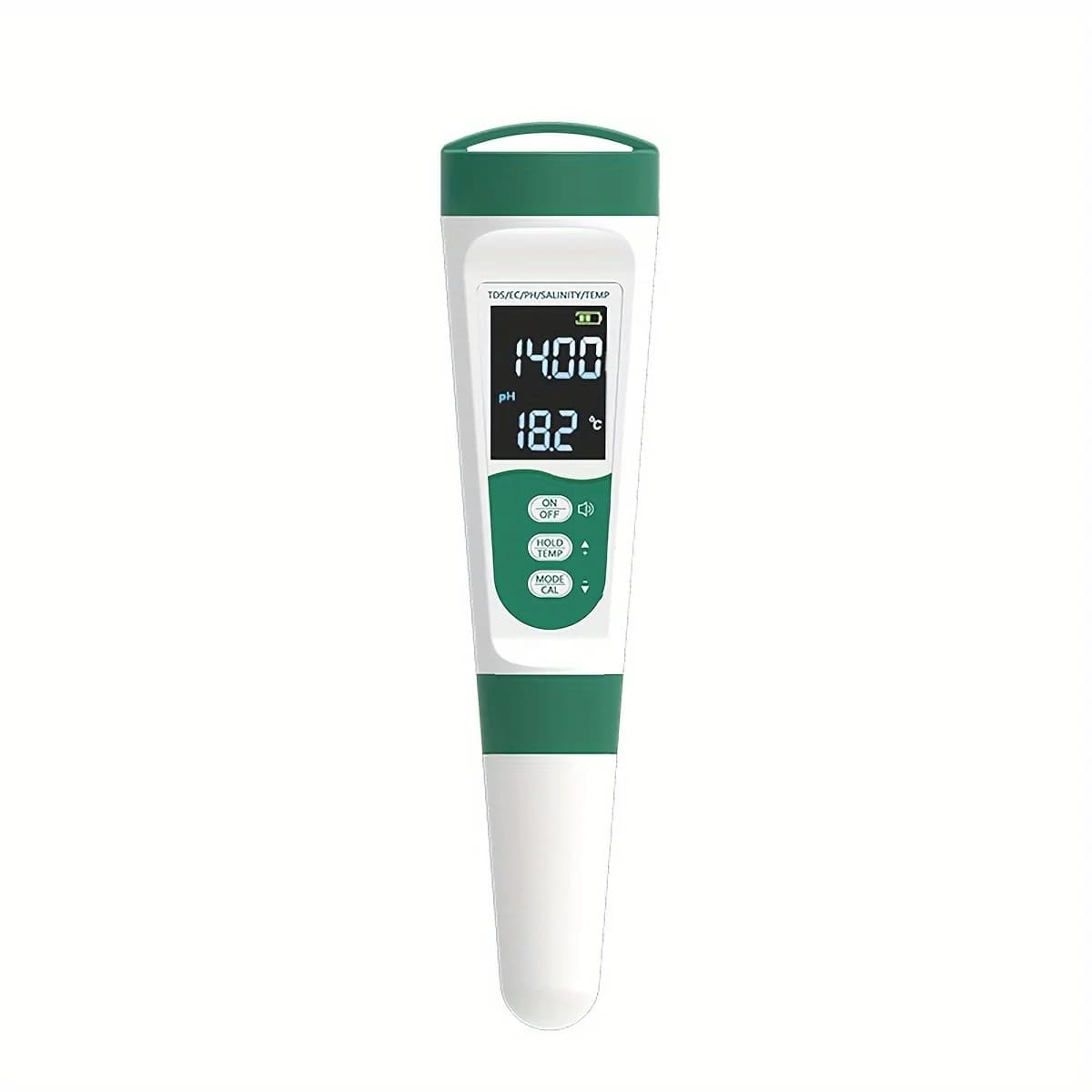 5 in 1 Digital Water Quality Tester Pen LCD Meter PH Salt Temp TDS EC 0‑9990PPM for Drinking Water Aquariums Pools Hydroponics