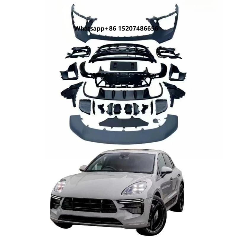 Clip-on Front Bumper with Upgrades Includes Clips Exterior Parts