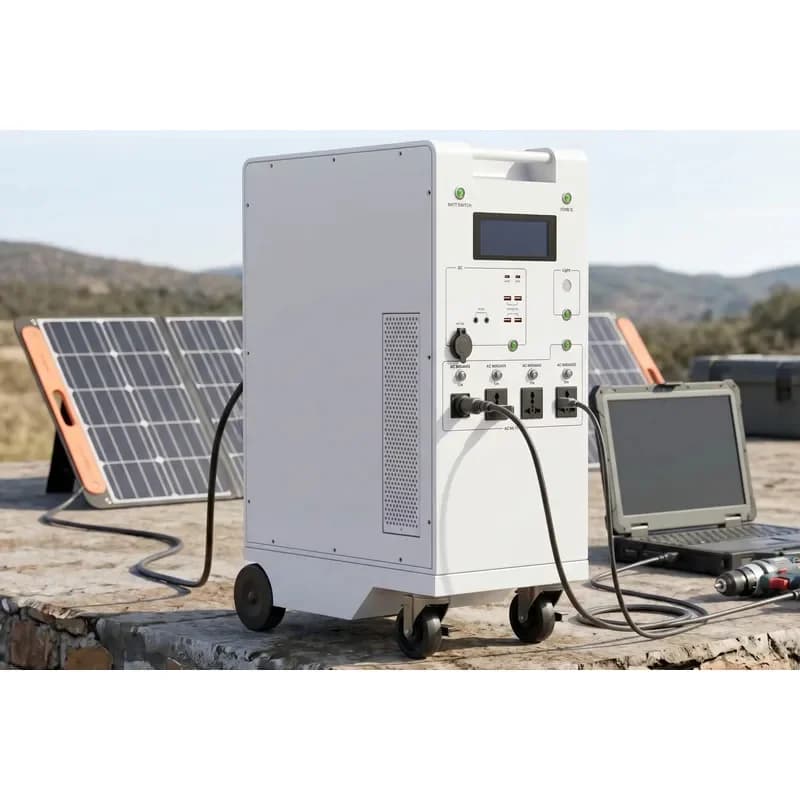 Portable Emergency Power Station Battery Mobile Solar Generator Systems