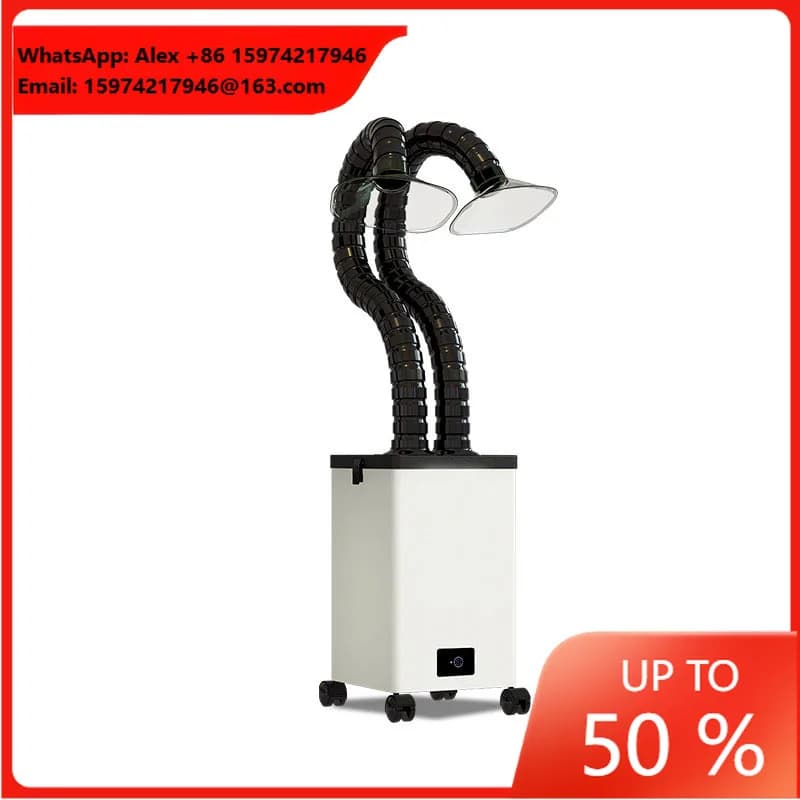 Air Cleaning Equipment Hepa Portable Fume Extractor For Laser Cutting Engraving Soldering Machine Industrial Smoke Air Purifier