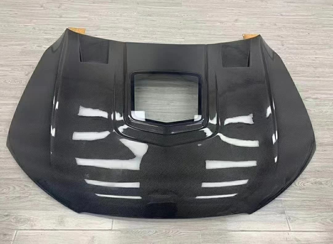 Hot Wholesale 2012-2018 for audi A6 A7 S7 C7 Carbon Fiber Cover Opening Design IMP Transparent Cover Real Carbon Material
