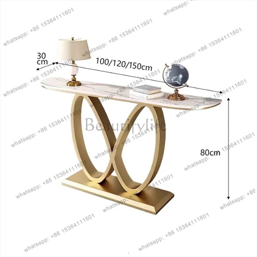 YJ Luxury Classic Console Table Design Modern Glamour Living Room Console Table Nordic Beauty Wohnzimmer Tisch Home Furniture