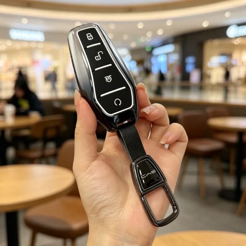 Car Key Case Cover Shell Fob Holder for BYD Dolphin Seagull Qin Plus Song Pro Yuan Plus Tang Han DMI Seal Destroyer Accessories