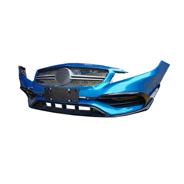 For 2015-2018 a Class W176  the Complete Front Bumper Including the Grill Grille and Bumper Assembly