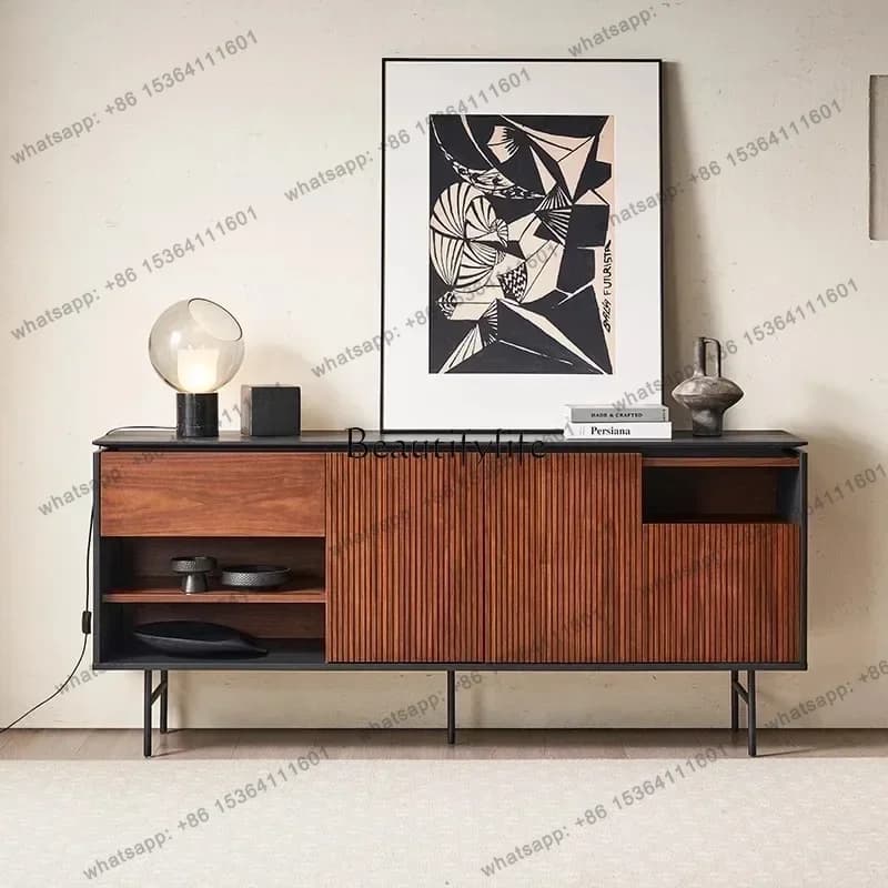 XX  LItalian Light Luxury Dining Side Cabinet High Sense Simple Modern Retro Nordic Locker