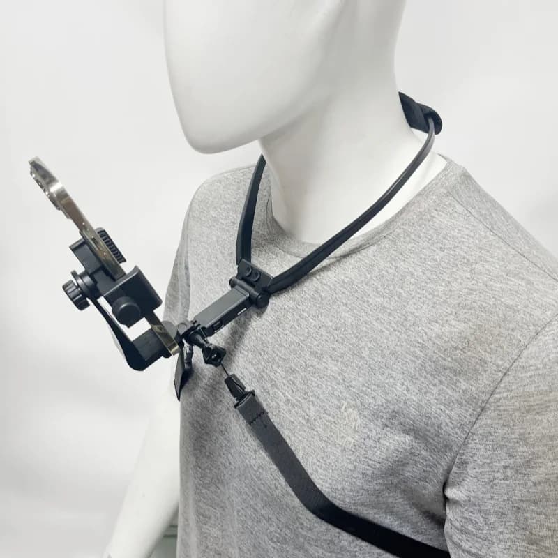 Mobile phone neck holder DJI sports camera collar to take a first view of cycling Luya fishing accessories