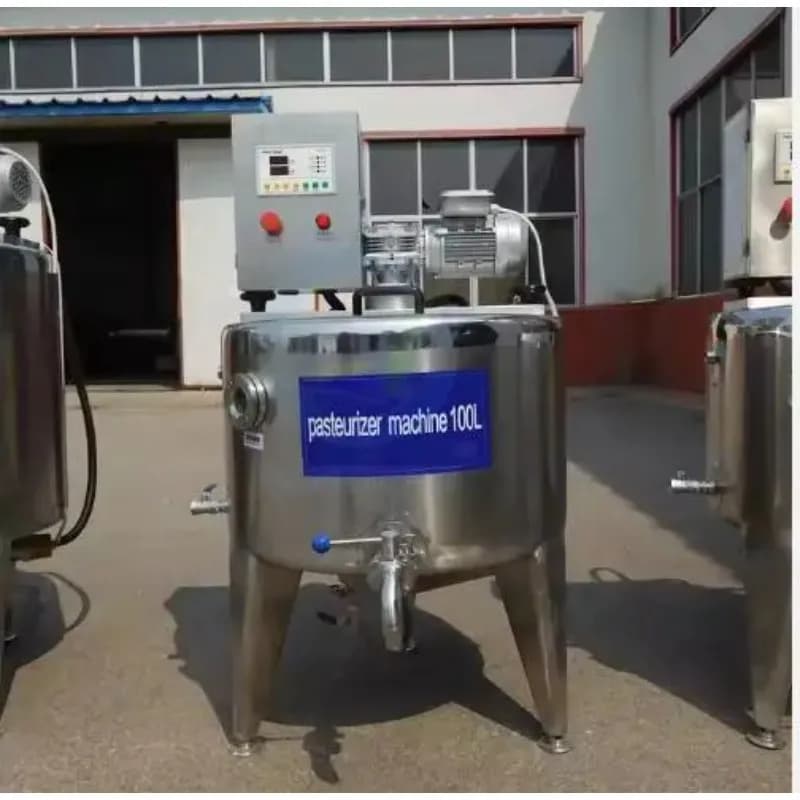 Stainless Steel Industrial Fruit Juice Pasteurization Machine With Good Price 1000 Kg 500 Kg/h 50l Flash Milk Pasteurizer