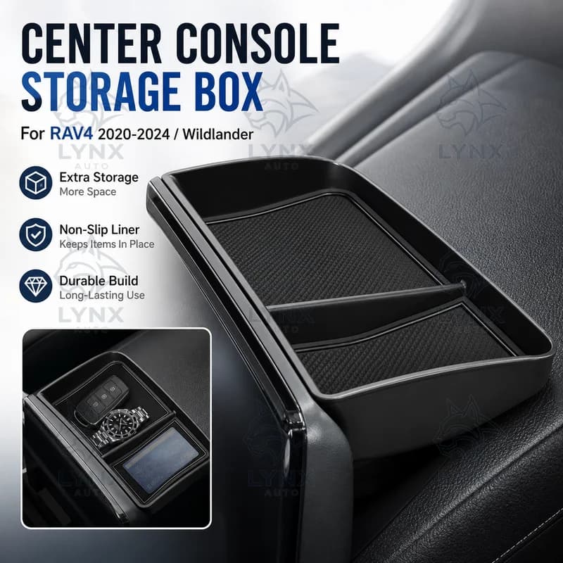 For Toyota RAV4 2020-2024 Center Console Storage Box, For Toyota Wildlander Car Organizer Accessories, Auto Parts