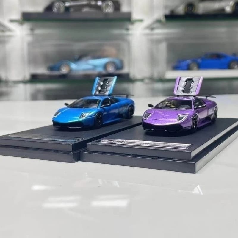 for High Rev Model - Openable cover Lamborghini LP670-4 SV 1:64 alloy car model decorative item