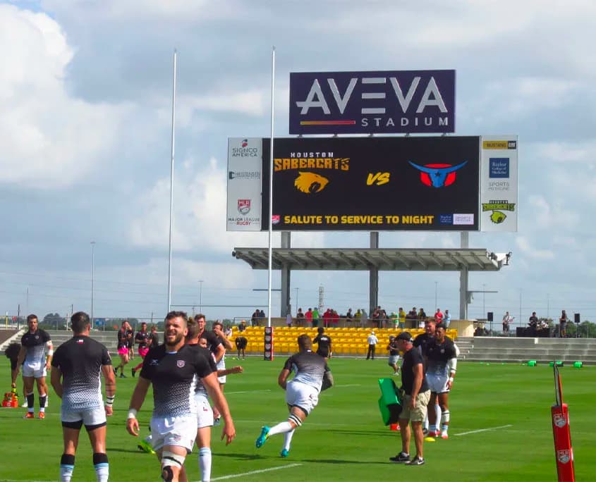 High Brightness LED Advertising Screen Sports Perimeter Stadium LED Display Screen Outdoor P16mm Etc