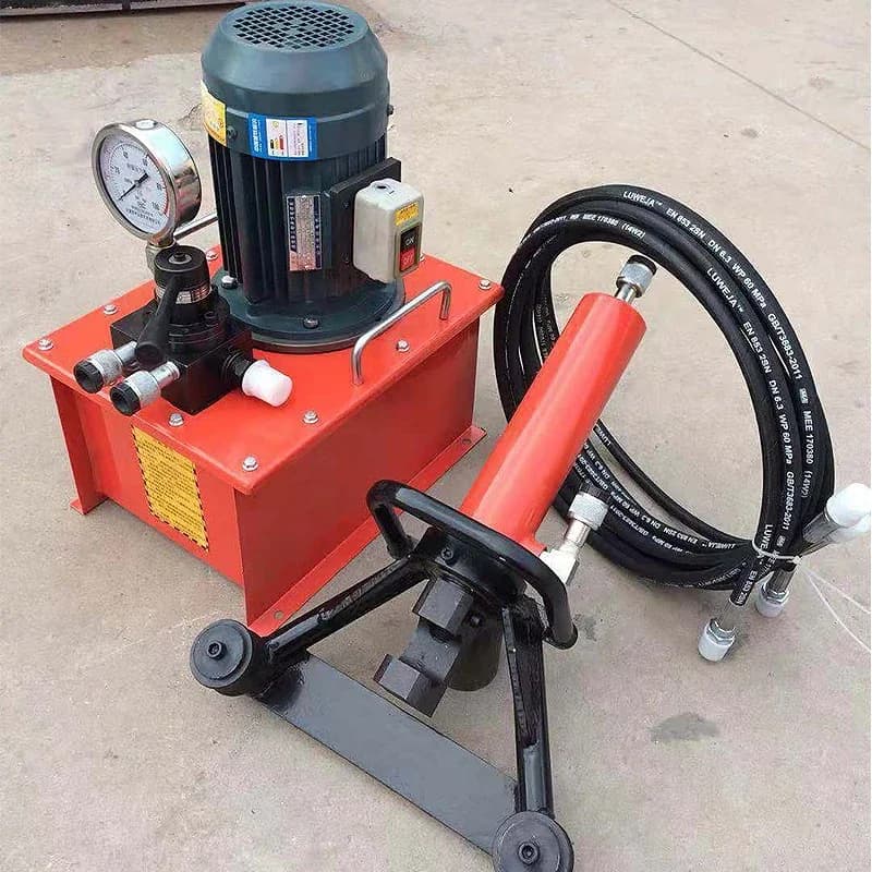 Portable Automatic Bridge Pier Rebar Bending & Straightening Machine 32mm Stirrup Rebar Bending Machine Energy Saving