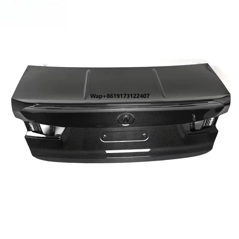 Dry Carbon Fiber Trunk Lid Cover High Quality New Rear Car Replacement for G80 M3 2021+